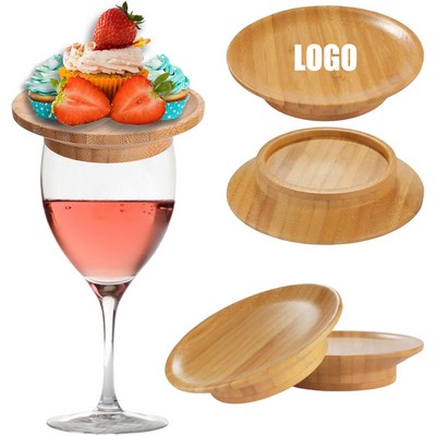 Bamboo Wine Glass Charcuterie Topper