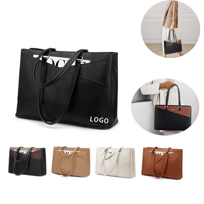 Waterproof Leather Tote Bag