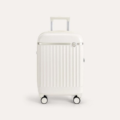 BagsMart Roamer Expandable 20" Carry On Luggage - Beige