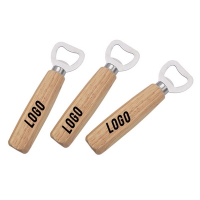 Wooden Handle Beer Bottle Opener