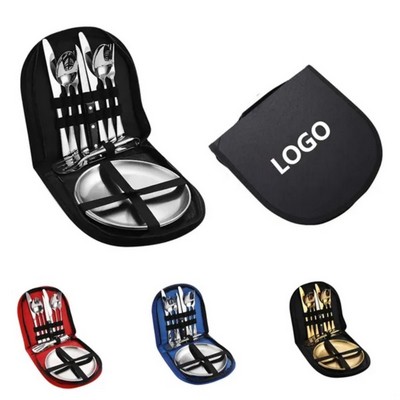 10 Piece Camping Silverware Kit