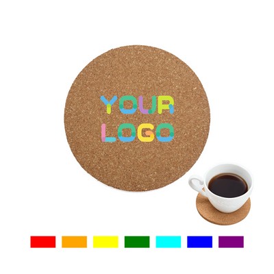 Custom Round Cork Coaster