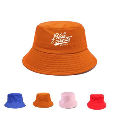 Polyester Sun Protection Bucket Hat
