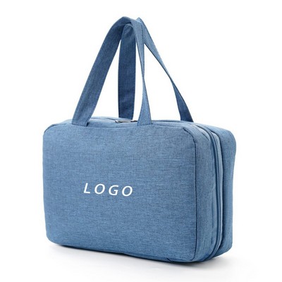 Four-Fold Dry And Wet Separation Multifunctional Makeup Bag