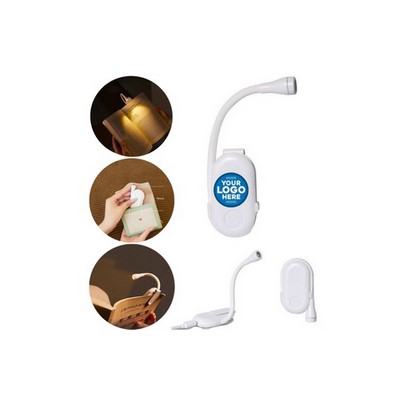 Creative portable book clip lamp bedside lamp USB charging LED eye-protection lamp