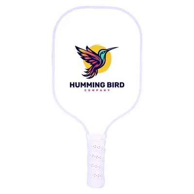 Custom Fiberglass Pickleball Paddle - White Handle