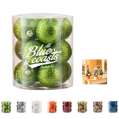 Small Shatterproof Foam Christmas Ball Ornament