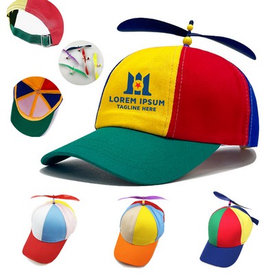 Multi Colored Propeller Hat
