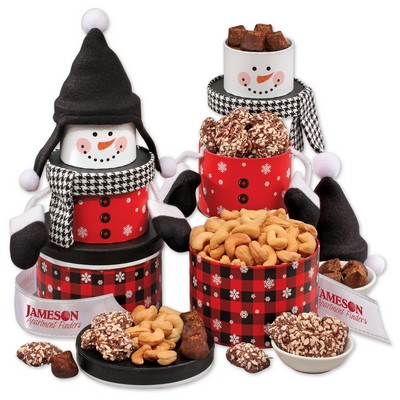 Cozy Snowman Tower