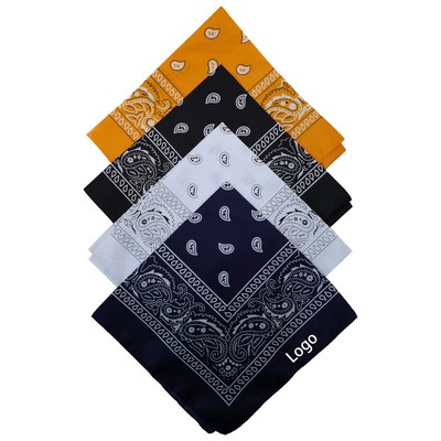 22" Polyster Square Bandana