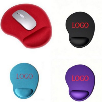 Comfortable Ergonomic Rubber Mouse Pad with Wrist Support