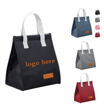 Insulated Cooler Lunch Tote with Screen Print