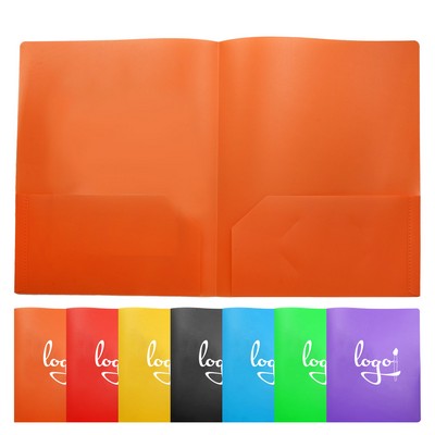 Durable Plastic Document Folder