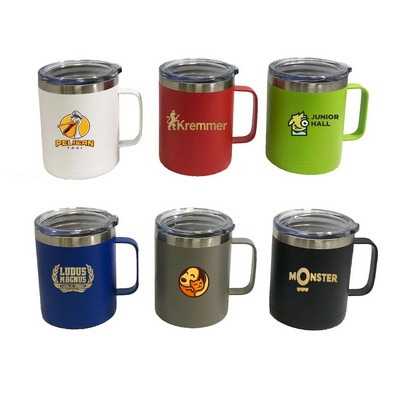 14oz double wall SS vacuum camping mug
