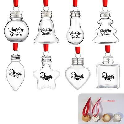 1.7 oz Beverage Bottle - Transparent And Hangable