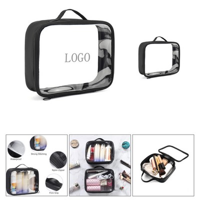 Transparent PVC Makeup Organizer Bag for Travel