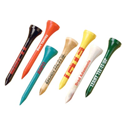 Full Color Wooden Golf Tee