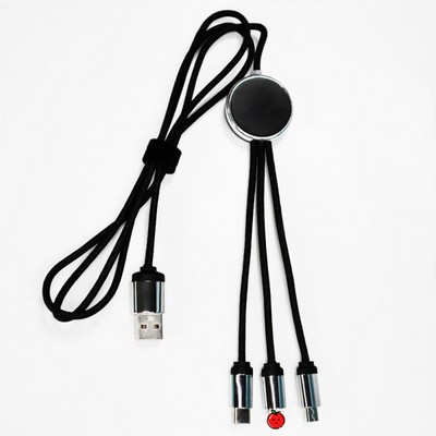 3-In-1 Light-Up Charging Cable