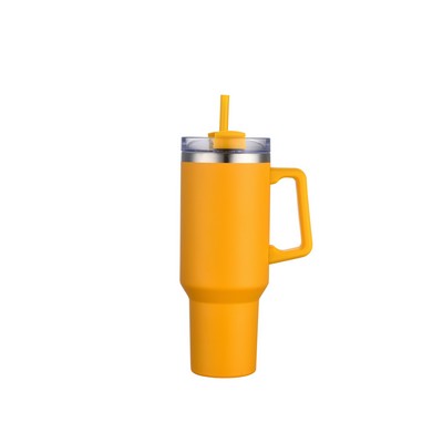 Endura 40 oz Yellow Double Wall Vacuum Mug