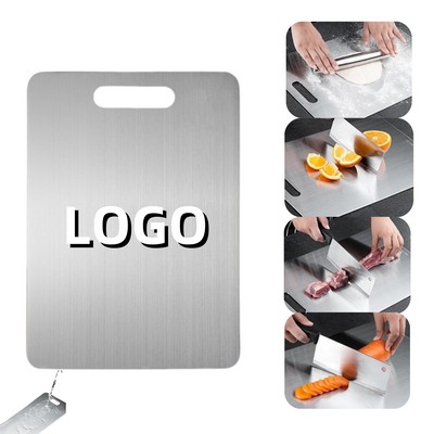 Stainless Steel Double-Sided Cutting Board