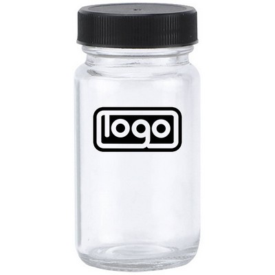 2 OZ Portable Leakproof Glass Jars w/ Lids