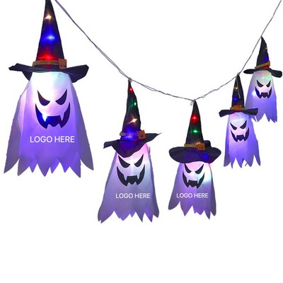 Halloween LED Ghost String Lights