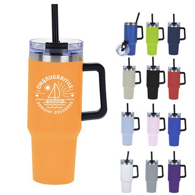 Intrepid Vacuum Mug with Straw - 40 oz.