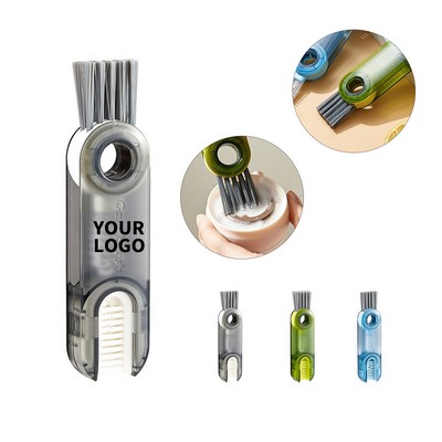 Three In One Cup Lid Detail Cleaning Brush With Hanging Hole