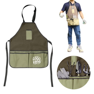 Oxford Bib Gardening Tools Apron