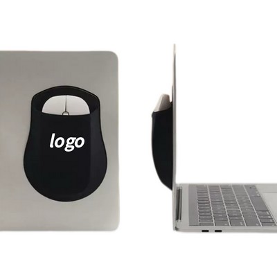 Self-Adhesive Laptop Mouse Storage Pouch