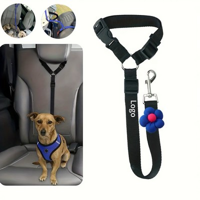 Adjustable Pet Safety Belt for Dogs & Cats