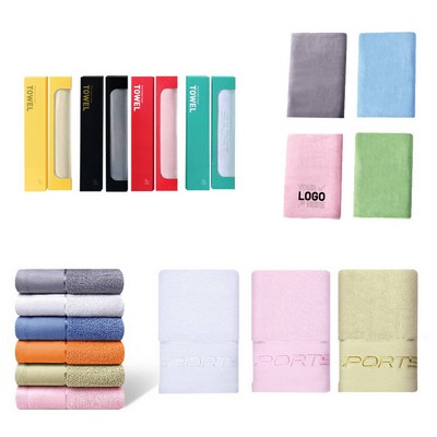 Sports pure cotton towel