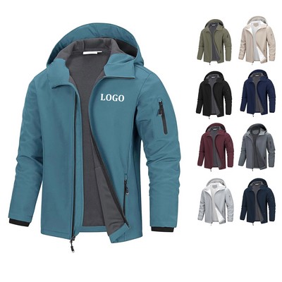 Men Hooded Waterproof Lightweight Jacket