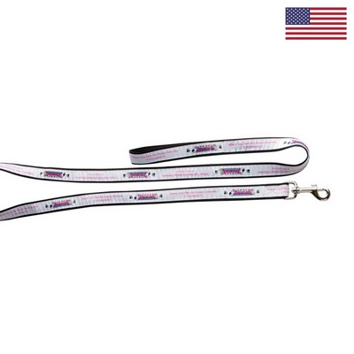 3/4" X 48" Woven Pet Leash w/ Nickel-plated Hardware - "Elite" Weave