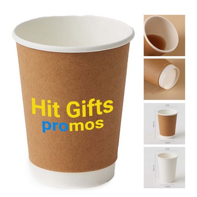 12OZ Disposable Kraft Paper Cup