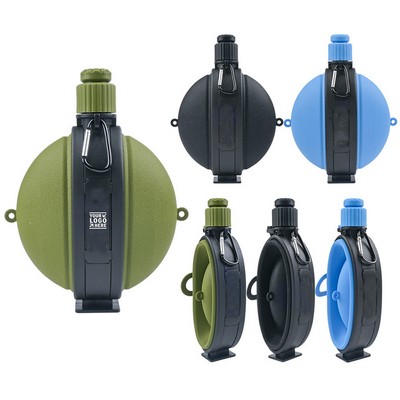 Foldable Military Bottle With Compass