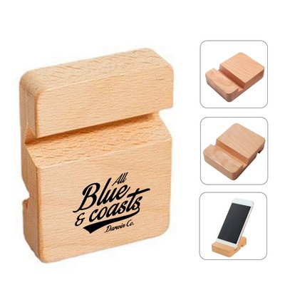 Wooden Desktop Phone Stand