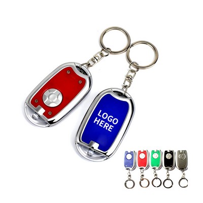ABS Flashlight LED Keychain