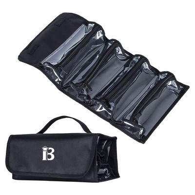 Foldable Makeup Brush Bag