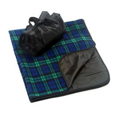 Fleece/Nylon Print Picnic Blanket