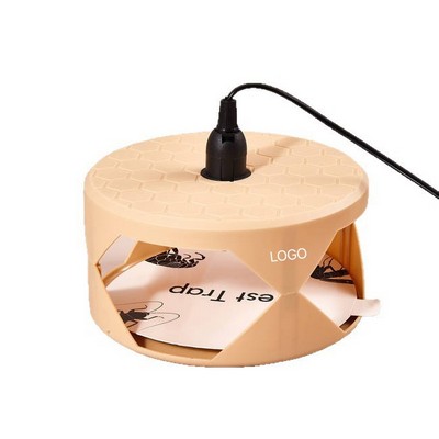 Round Night Light Insect Trap Sticky Mosquito Killer Pest Control