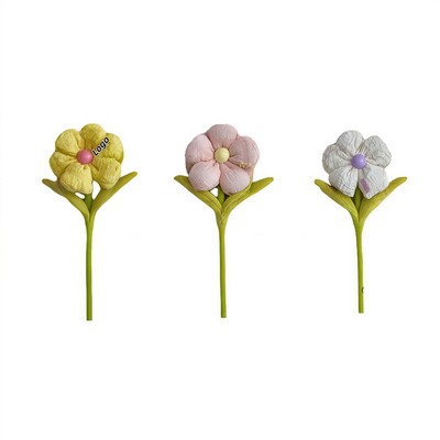 Creative Fabric Sunflower Patch for DIY Craft and Decor Use