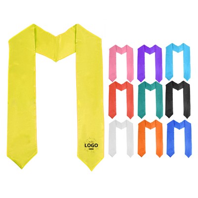 72-inch Double-Sided Printed Graduation Honor Stole