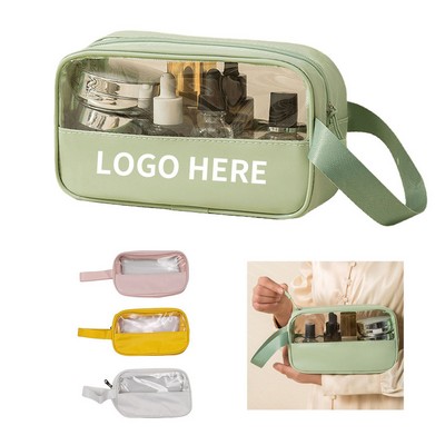 Transparent PU Makeup Tote