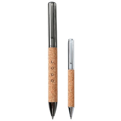 Metal Cork Ballpoint Pen