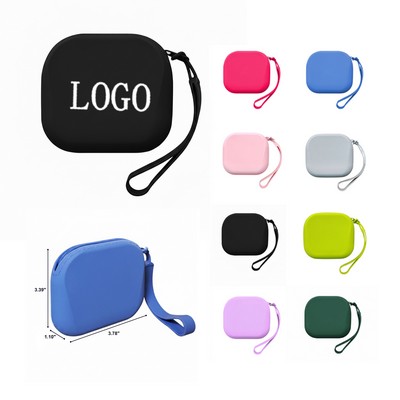 Flexible Silicone Key Coin Pouch