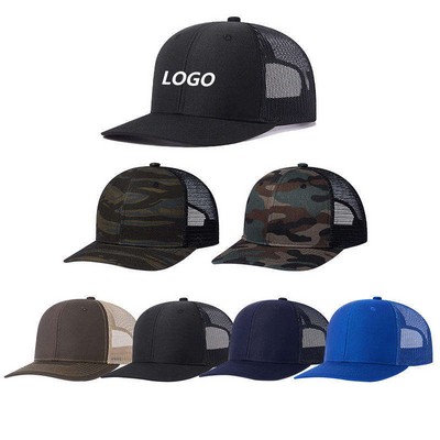 Custom 6 Panel Low Profile Trucker Cap