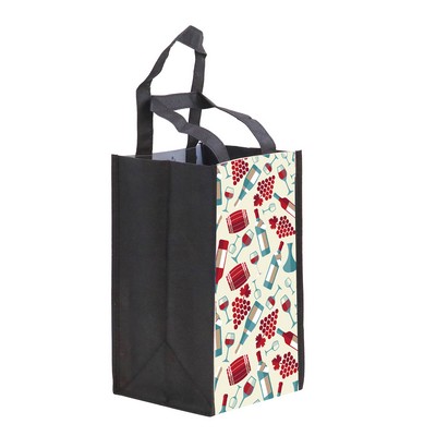 Full Color Wine Tote Bag