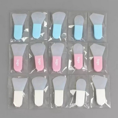 Mini Potable Handle Silicone Facial Mud Mask Brush Applicator Tool