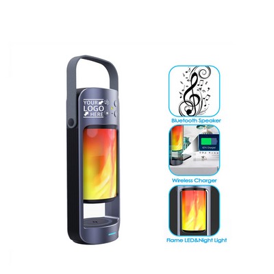 Portable Glow Speaker with Charging Station